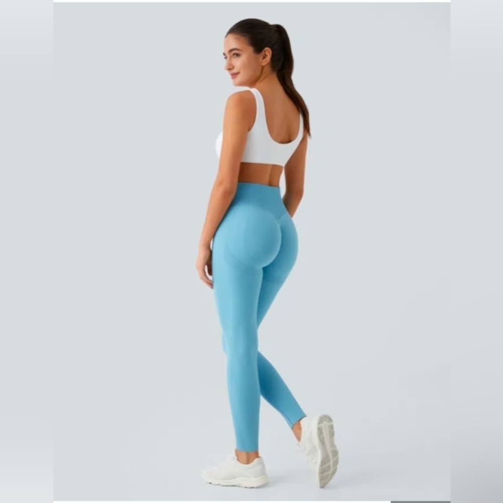 HALARA Blue Topaz Leggings NWOT - Picture 2 of 8